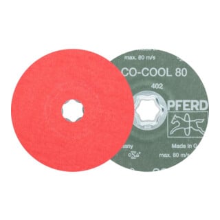 Pferd Fiberschleifscheibe CC-FS CO-COOL 125mm K80