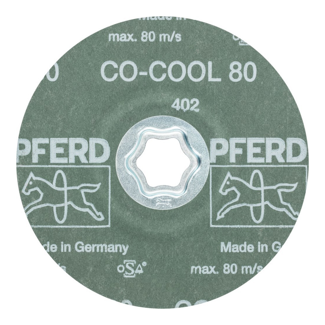 Pferd Fiberschleifscheibe CC-FS CO-COOL 125mm K80