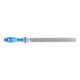PFERD Werkstattfeile mit Heft Flachstumpf 300mm Hieb 2 universell zum Schruppen und Schlichten-1