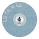 PFERD Foglio abrasivo COMBIDISC, CD 50 A 120-4