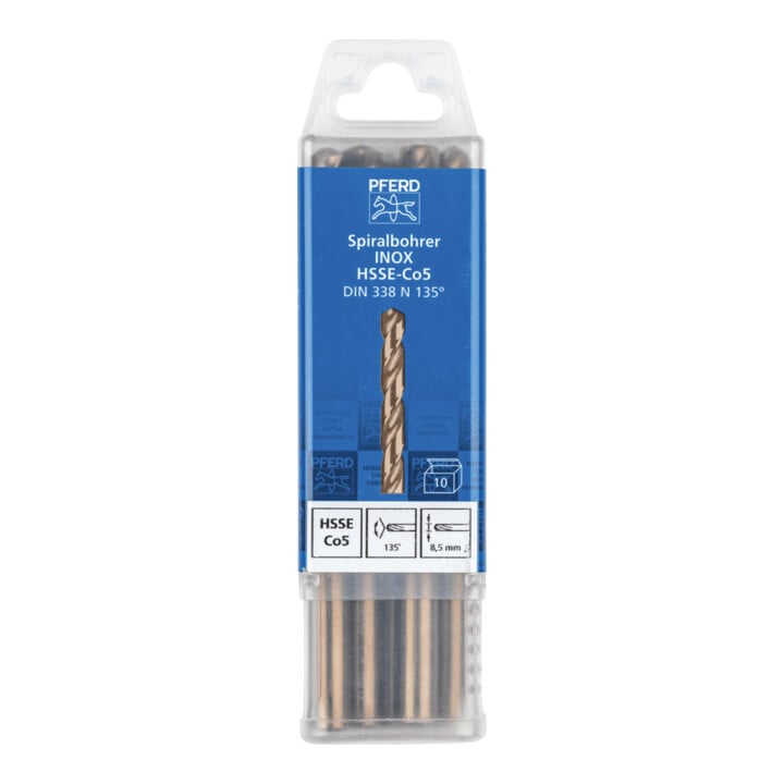 PFERD Foret hélicoïdal SPB DIN338 HSSE N 8,5 INOX