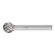 PFERD Fraise à bille carbure haute performance INOX KUD Ø 12x10 mm tige Ø 6 mm pour acier inoxydable-1