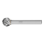 PFERD Fraise à bille carbure haute performance INOX KUD Ø 12x10 mm tige Ø 6 mm pour acier inoxydable