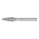 PFERD Fraise à haute performance carbure INOX arc rond RBF Ø 08x20mm tige Ø 6 mm pour acier inoxydable-1