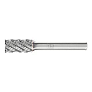 PFERD Fraise à tige carbure haute performance STEEL cylindre ZYAS denture frontale Ø 10x20mm tige Ø 6mm acier