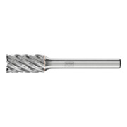 PFERD Fraise à tige carbure haute performance STEEL cylindre ZYAS denture frontale Ø 10x20mm tige Ø 6mm acier-1