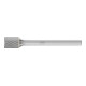 PFERD Fraise en carbure cylindre ZYAS denture frontale Ø 06x07 mm tige Ø 3 mm Z5 universel fin-1