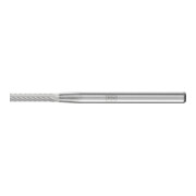 PFERD Fraise en carbure cylindrique ZYA Ø 02x10mm tige Ø 3 mm Z5 universel fin