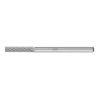 PFERD Fraise en carbure cylindrique ZYA Ø 03x13 mm tige Ø 3 mm Z4 universel moyen fin