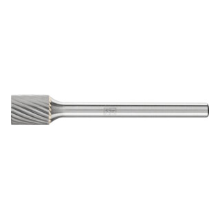 PFERD Fraise en carbure cylindrique ZYA Ø 06x07 mm tige Ø 3 mm Z5 universelle fine