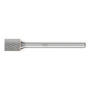 PFERD Fraise en carbure cylindrique ZYA Ø 06x07 mm tige Ø 3 mm Z5 universelle fine