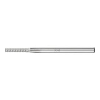 PFERD Fraise en carbure cylindrique ZYA Ø 02x10mm tige Ø 3 mm Z5 universel fin
