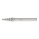PFERD Fraise haute performance carbure INOX arc rond KEL Ø 08x20mm tige Ø 6 mm pour acier inoxydable-1
