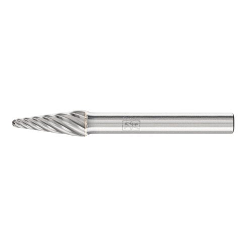 PFERD Fraise haute performance carbure INOX arc rond KEL Ø 08x20mm tige Ø 6 mm pour acier inoxydable