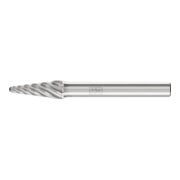 PFERD Fraise haute performance carbure INOX arc rond KEL Ø 08x20mm tige Ø 6 mm pour acier inoxydable-1