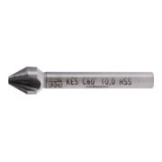 PFERD Fraise HSS DIN 334 C60 degrés, diamètre extérieur 8,0 mm HSS-1