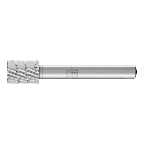PFERD Fraise rotative HSS forme cylindre tête A-ST Ø 10x13mm tige Ø 6mm Z 3 universelle moyenne fine brise-copeaux