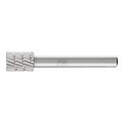 PFERD Fraise rotative HSS forme cylindre tête A-ST Ø 10x13mm tige Ø 6mm Z 3 universelle moyenne fine brise-copeaux-1
