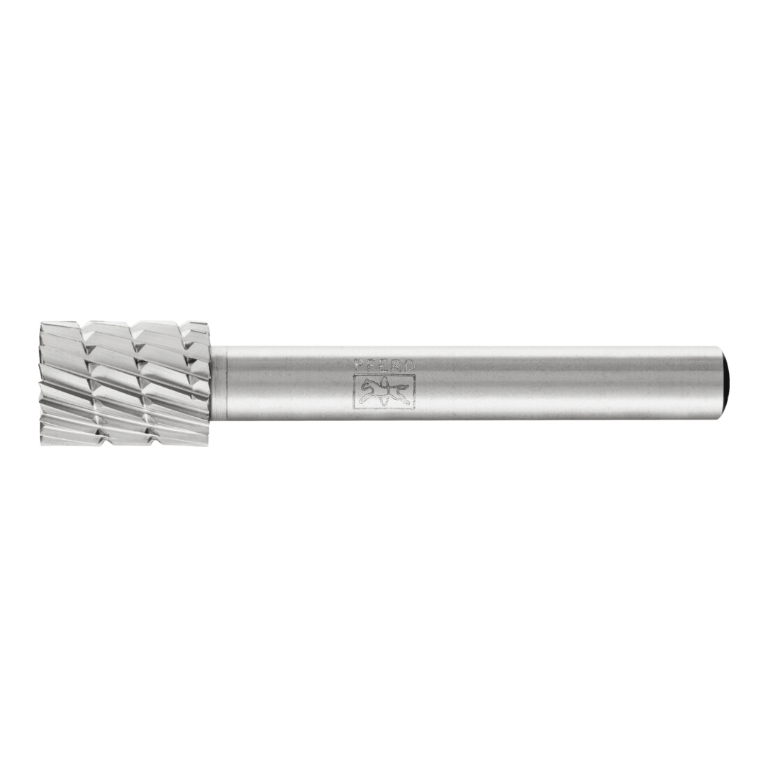 PFERD Fraise rotative HSS forme cylindre tête A-ST Ø 10x13mm tige Ø 6mm Z 3 universelle moyenne fine brise-copeaux