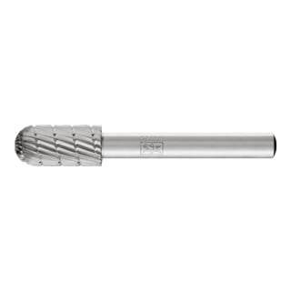 PFERD Fraise rotative HSS forme cylindrique C Ø 10x20mm Tige Ø 6 mm Z 3 universelle moyenne fine brise-copeaux