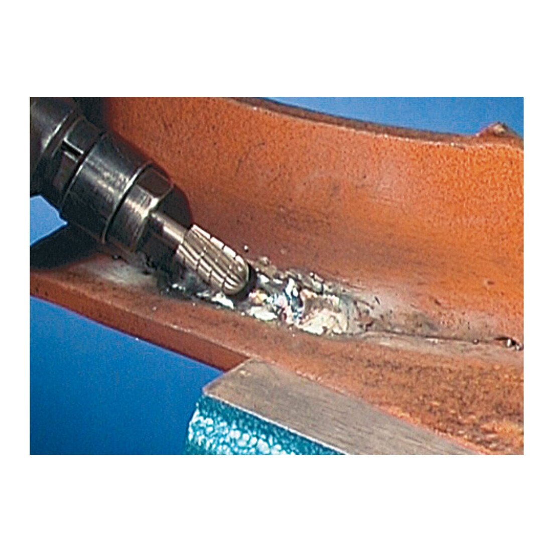 PFERD Fraise rotative HSS forme cylindrique C Ø 10x20mm Tige Ø 6 mm Z 3 universelle moyenne fine brise-copeaux