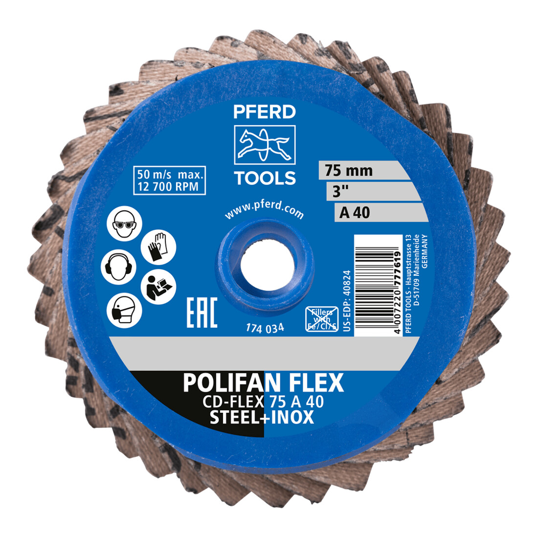PFERD Grinding Tools COMBIDISC CDR-FLEX 75 A 60