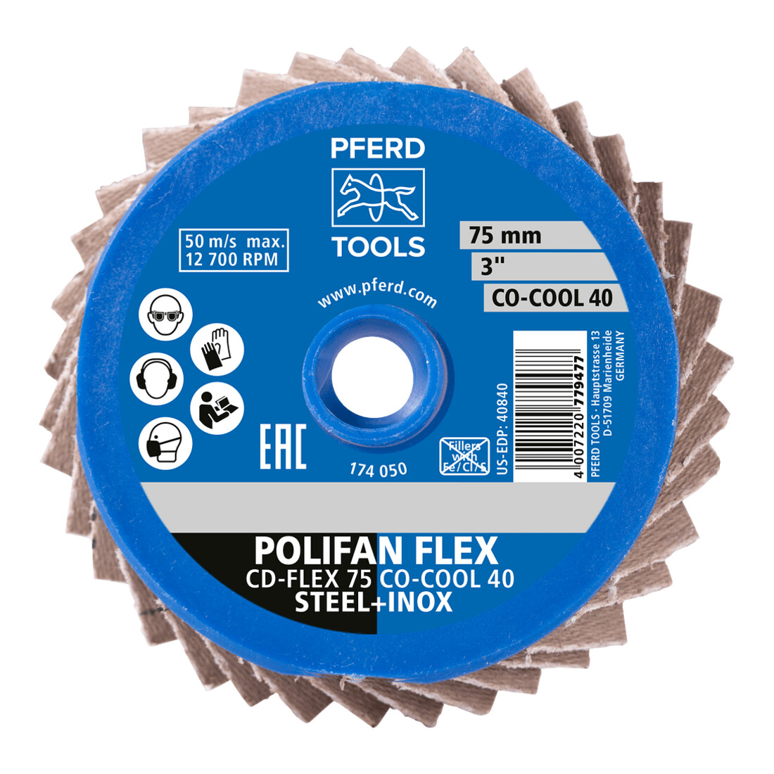 PFERD Grinding Tools COMBIDISC CDR-FLEX 75 CO-COOL 80