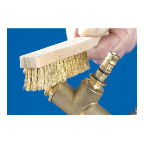 PFERD Handbürste für Feinmechaniker HBFM 4reihig Messing-Draht-Ø0,15 mm