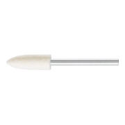 PFERD harte Filzpolierstifte Spitzkegelform Ø 6x18 mm Schaft-Ø 3 mm