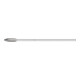 PFERD Hartmetall Frässtift Flamme B Ø 12x30mm Schaft-Ø 6x150mm Z3P universal mittel kreuzverzahnt-1