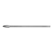 PFERD Hartmetall Frässtift Flamme B Ø 10x25 mm Schaft-Ø 6x150mm Z3P universal mittel kreuzverzahnt