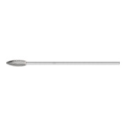 PFERD Hartmetall Frässtift Flamme B Ø 12x30mm Schaft-Ø 6x150mm Z3P universal mittel kreuzverzahnt