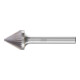 PFERD Hartmetall Frässtift Kegelsenk KSJ 60° Ø 16x13 mm Schaft-Ø 6 mm Z3 universal mittel-1