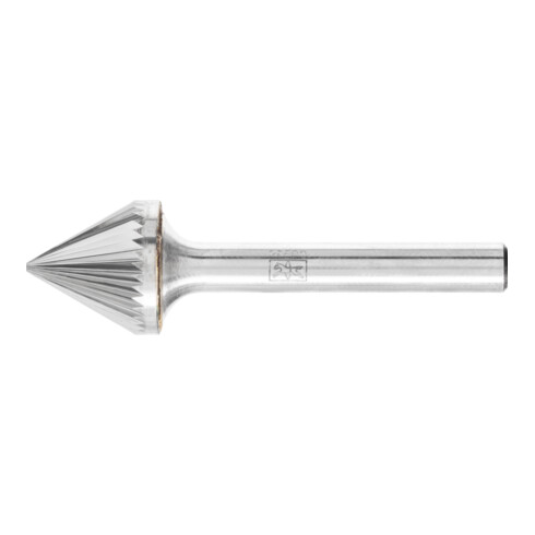 PFERD Hartmetall Frässtift Kegelsenk KSJ 60° Ø 16x13 mm Schaft-Ø 6 mm Z5 universal fein