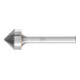 PFERD Hartmetall Frässtift Kegelsenk KSK 90° Ø 16x08 mm Schaft-Ø 6 mm Z5 universal fein-1
