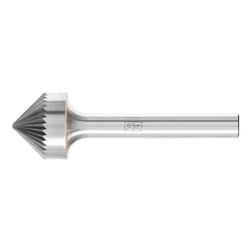 PFERD Hartmetall Frässtift Kegelsenk KSK 90° Ø 16x08 mm Schaft-Ø 6 mm Z5 universal fein