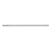PFERD Hartmetall Frässtift Kugel KUD Ø 03x02 mm Schaft-Ø 3x75 mm Z5 universal fein