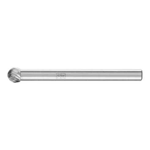 PFERD Hartmetall Frässtift Kugel KUD Ø 04x03 mm Schaft-Ø 3 mm Z5 universal fein