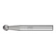 PFERD Hartmetall Frässtift Kugel KUD Ø 06x05 mm Schaft-Ø 6 mm Z5 universal fein-1
