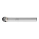 PFERD Hartmetall Frässtift Kugel KUD Ø 08x07 mm Schaft-Ø 6 mm Z5 universal fein-1