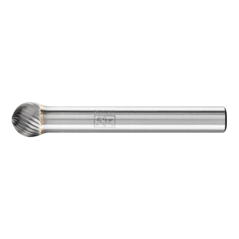 PFERD Hartmetall Frässtift Kugel KUD Ø 08x07 mm Schaft-Ø 6 mm Z5 universal fein
