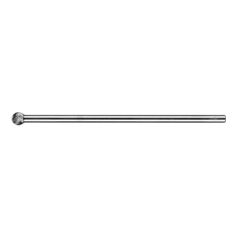 PFERD Hartmetall Frässtift Kugel KUD Ø 10x09 mm Schaft-Ø 6x150mm Z3P universal mittel kreuzverzahnt