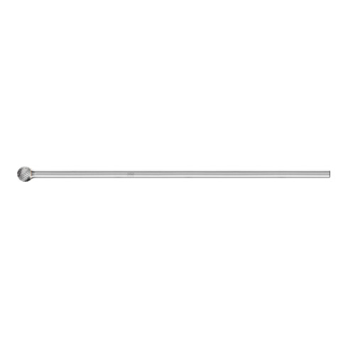 PFERD Hartmetall Frässtift Kugel KUD Ø 12x10mm Schaft-Ø 6x150mm Z3P universal mittel kreuzverzahnt