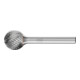 PFERD Hartmetall Frässtift Kugel KUD Ø 16x14 mm Schaft-Ø 6 mm Z3P universal mittel kreuzverzahnt-1