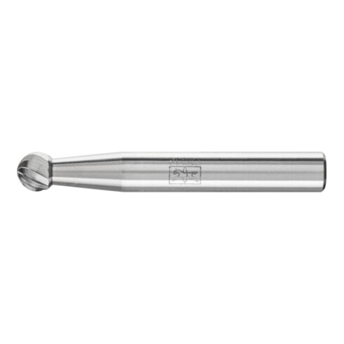 PFERD Hartmetall Frässtift Kugel KUD Ø 06x05 mm Schaft-Ø 6 mm Z3 universal mittel