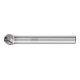 PFERD Hartmetall Frässtift Kugel KUD Ø 08x07 mm Schaft-Ø 6 mm Z1 universal grob-1