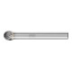 PFERD Hartmetall Frässtift Kugel KUD Ø 08x07 mm Schaft-Ø 6 mm Z3 universal mittel-1