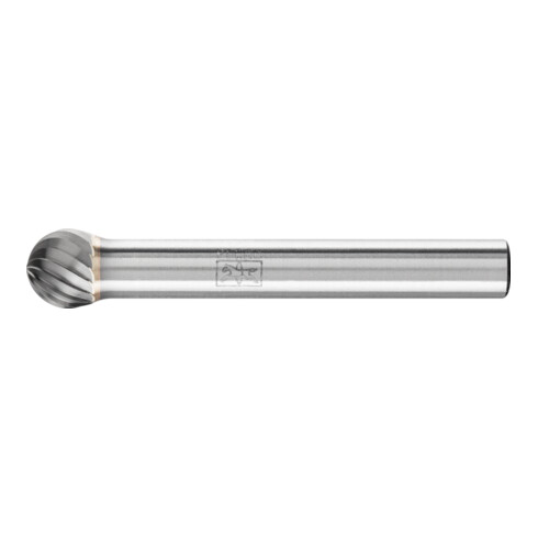 PFERD Hartmetall Frässtift Kugel KUD Ø 08x07 mm Schaft-Ø 6 mm Z3 universal mittel