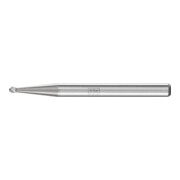 PFERD Hartmetall Frässtift Kugel KUD Ø 1,5x1 mm Schaft-Ø 3 mm Z3P universal mittel kreuzverzahnt