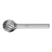 PFERD Hartmetall Frässtift Kugel KUD Ø 16x14 mm Schaft-Ø 6 mm Z1 universal grob